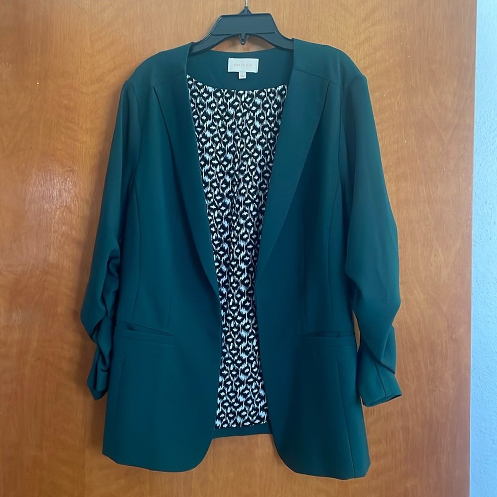 Skies Are Blue Raja Collarless Blazer